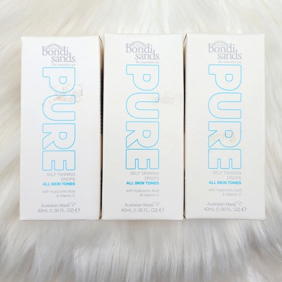 (Lot of 3) Bondi Sands Pure Self Tanning Drops All Skin Tones 1.35oz - Picture 1 of 5